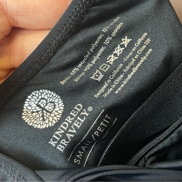 Kindred Bravely Black Tankini Tie Up Straps - Small - Picture 11 of 11